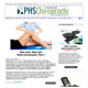 PHS Chiropractic E-Newsletter sign-up form